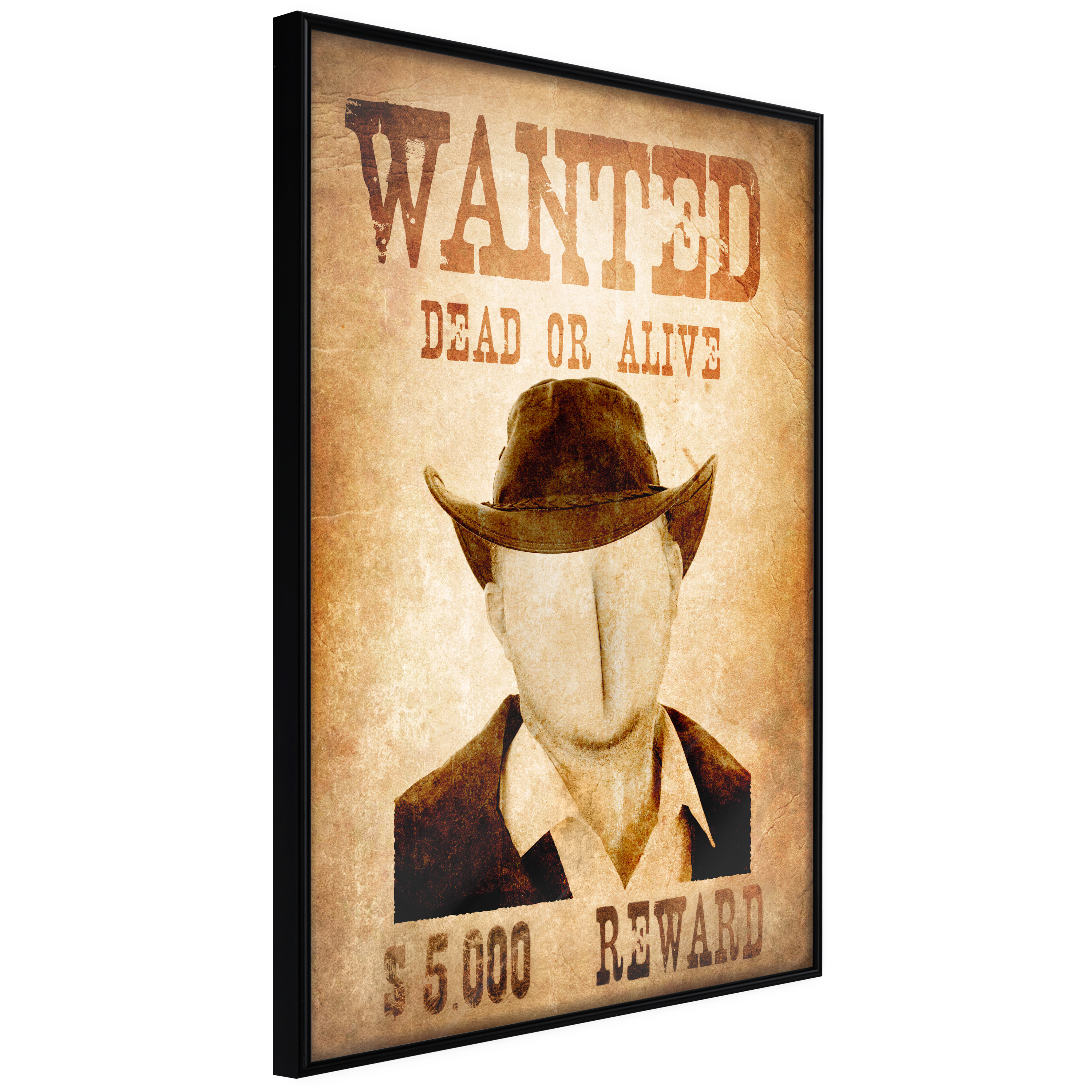 Affisch - Wanted [Poster] 20x30 Svart ram, 20x30 cm