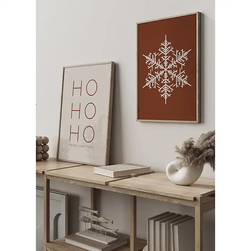 Poster Gallerix Snowflake WB