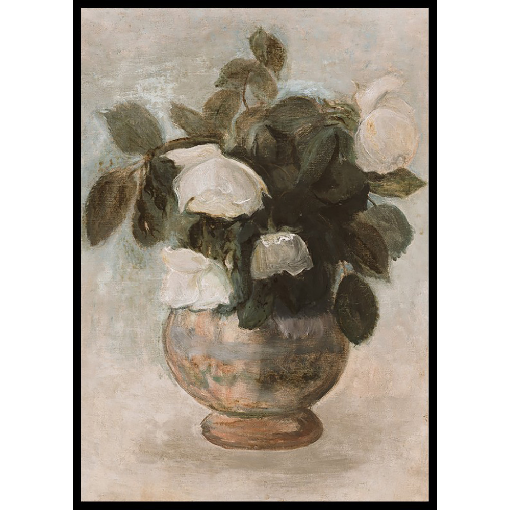 Poster Gallerix Białe Róże By Tadeusz Makowski