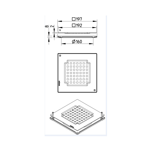 Golvbrunnssil Blücher Klinkerset Vienna 200x200