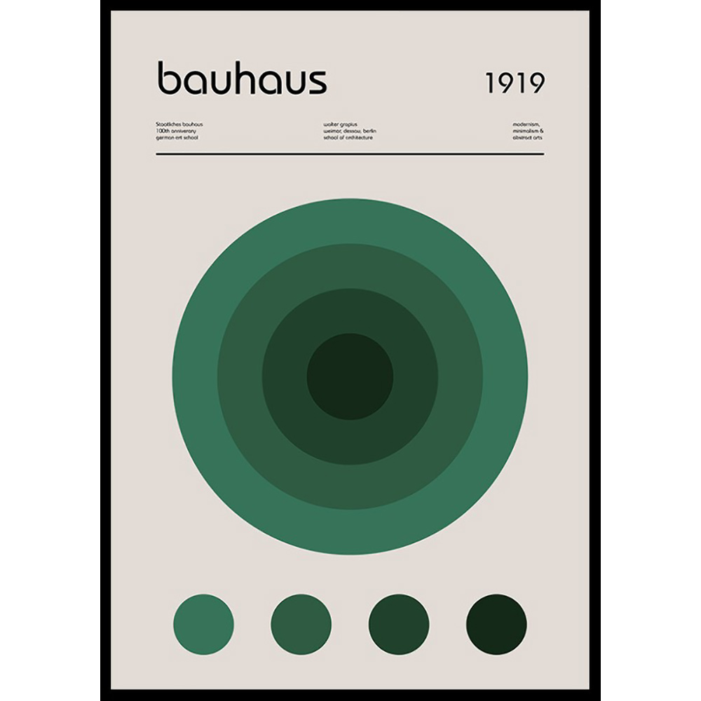 Poster Gallerix Bauhaus Art No18