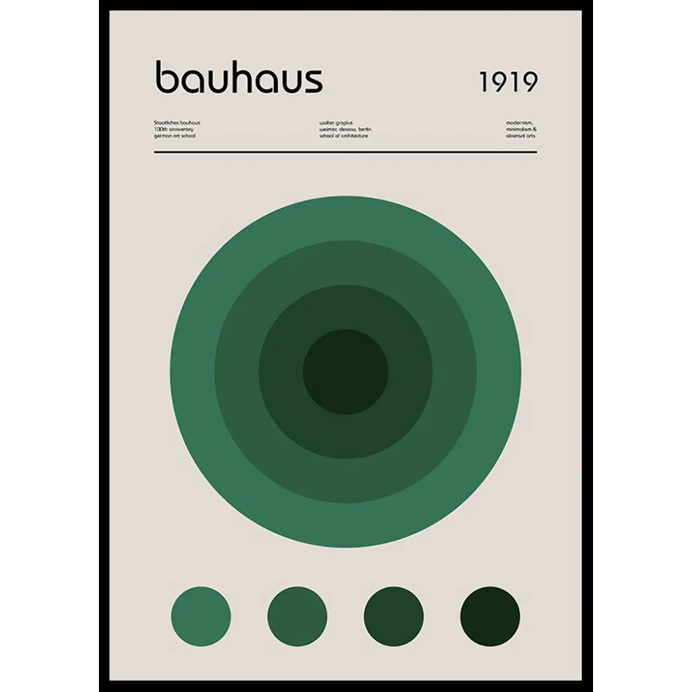 Poster Gallerix Bauhaus Art No18