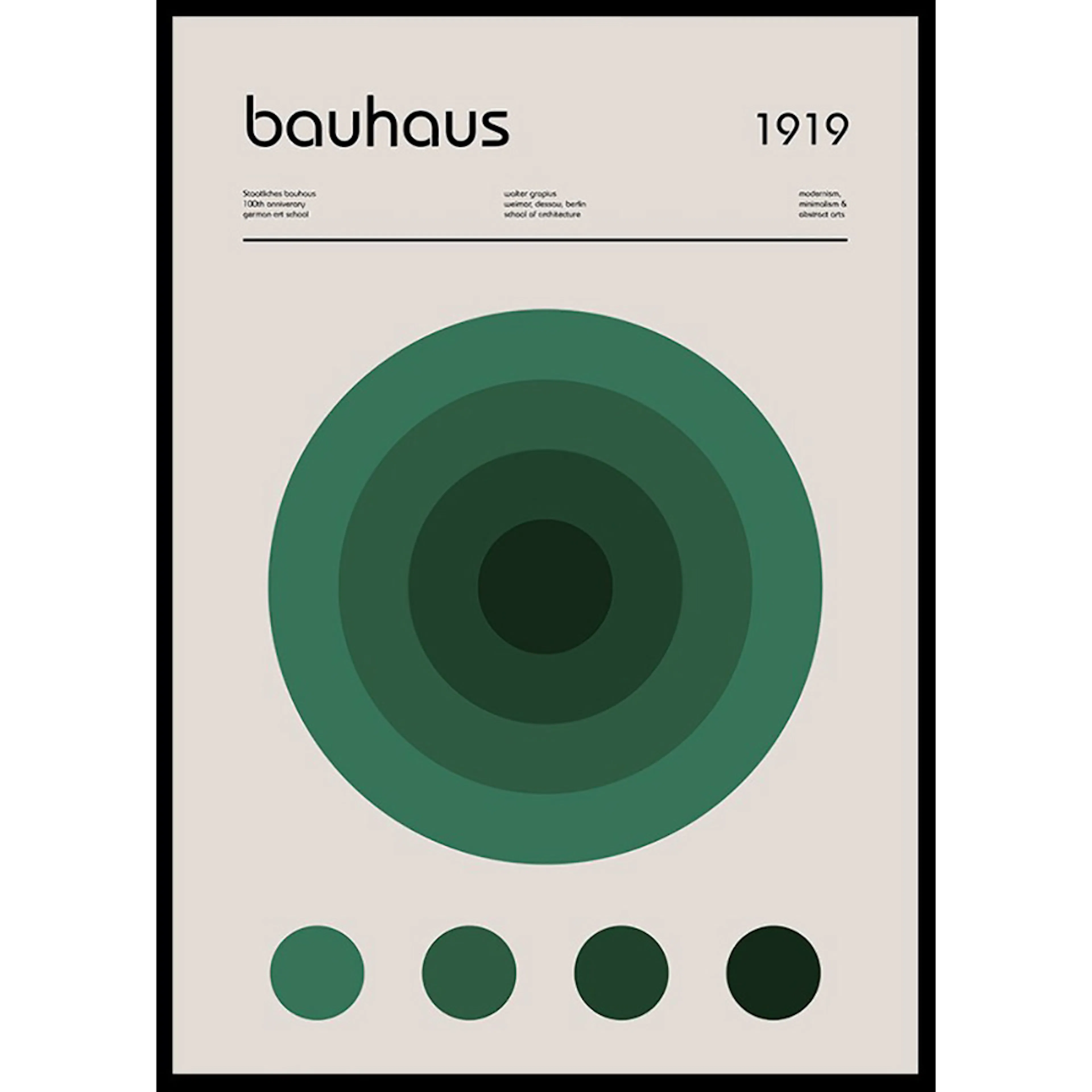 Poster Gallerix Bauhaus Art No18