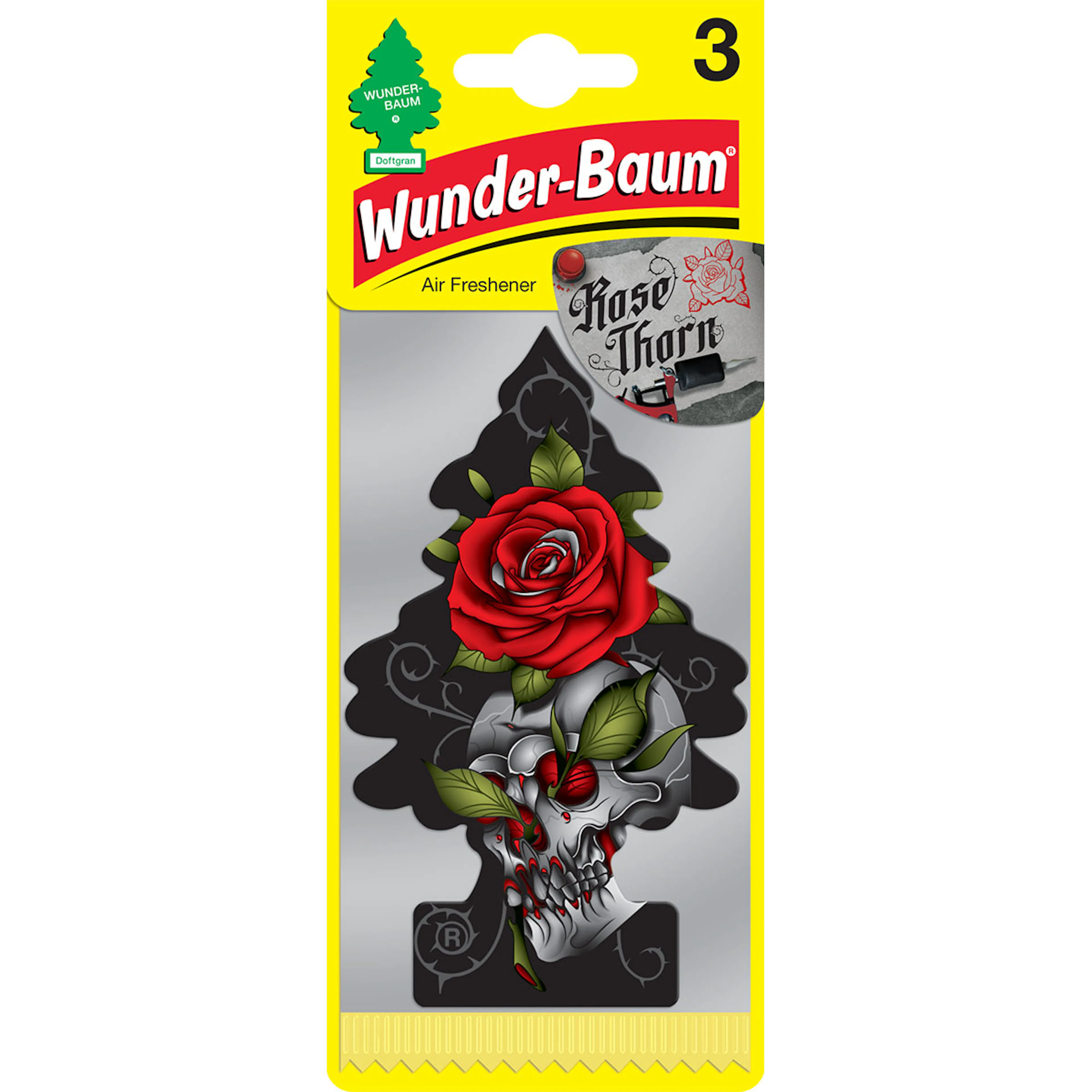 Luftfräschare Wunder-Baum Rose Thorn 3-pack