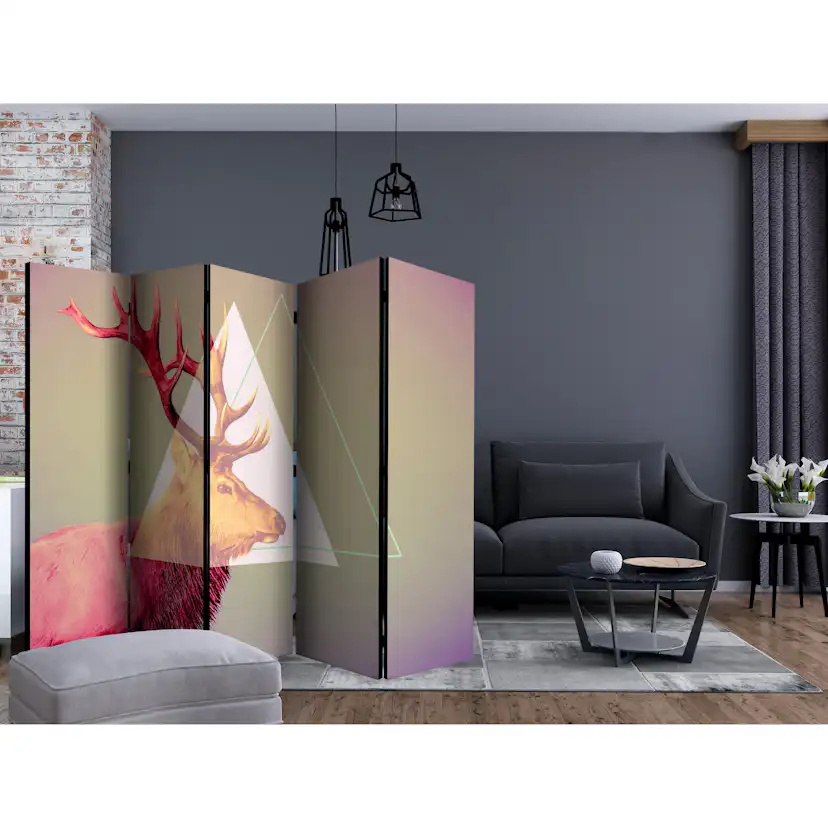 Rumsavdelare Arkiio Deer Graphic Pattern II 225x172 cm