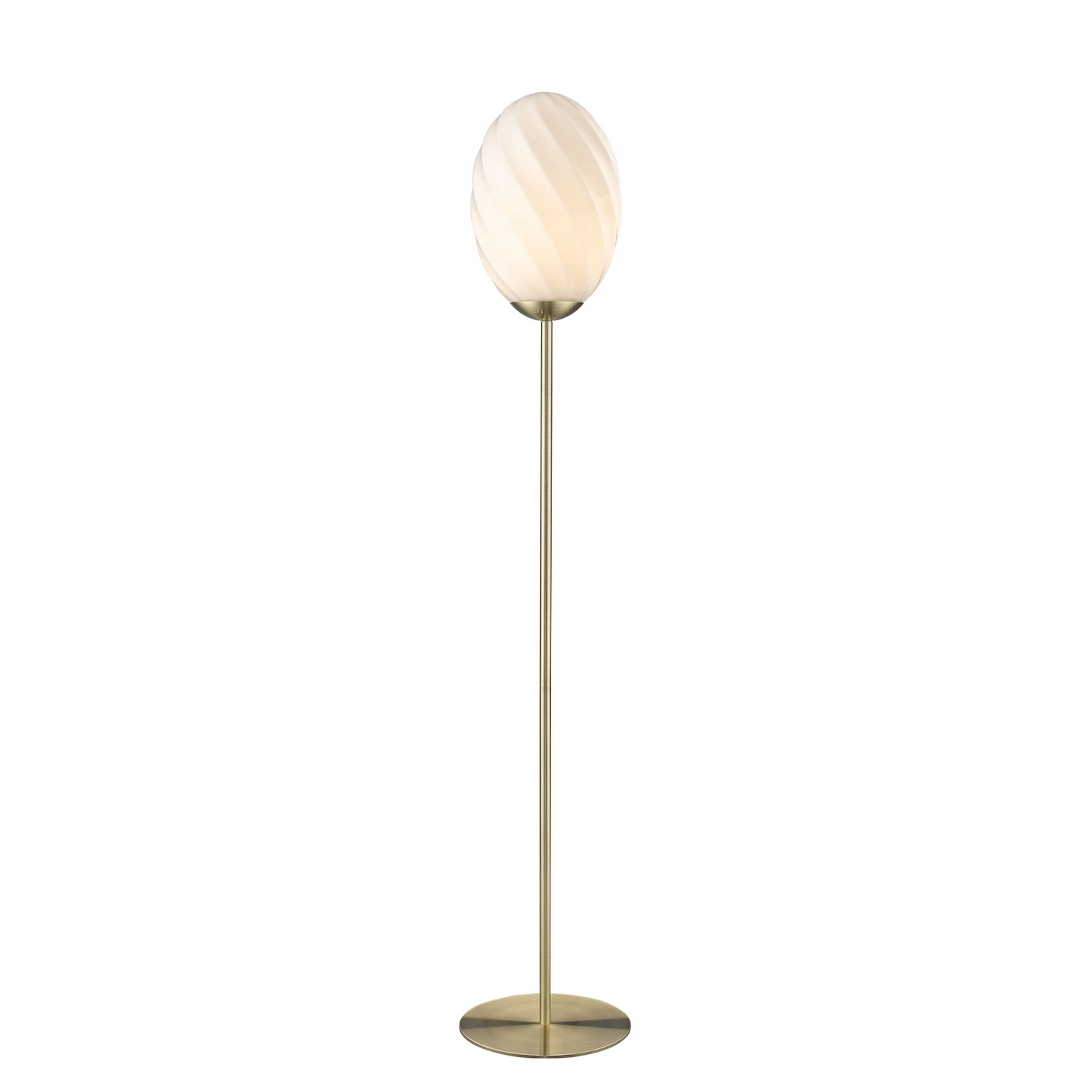 Golvlampa Halo Design Twist Oval Opal G9