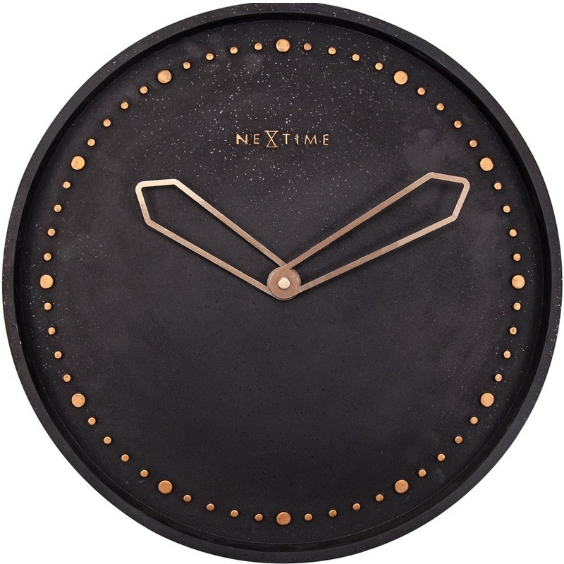 Väggklocka NeXtime Cross Guld