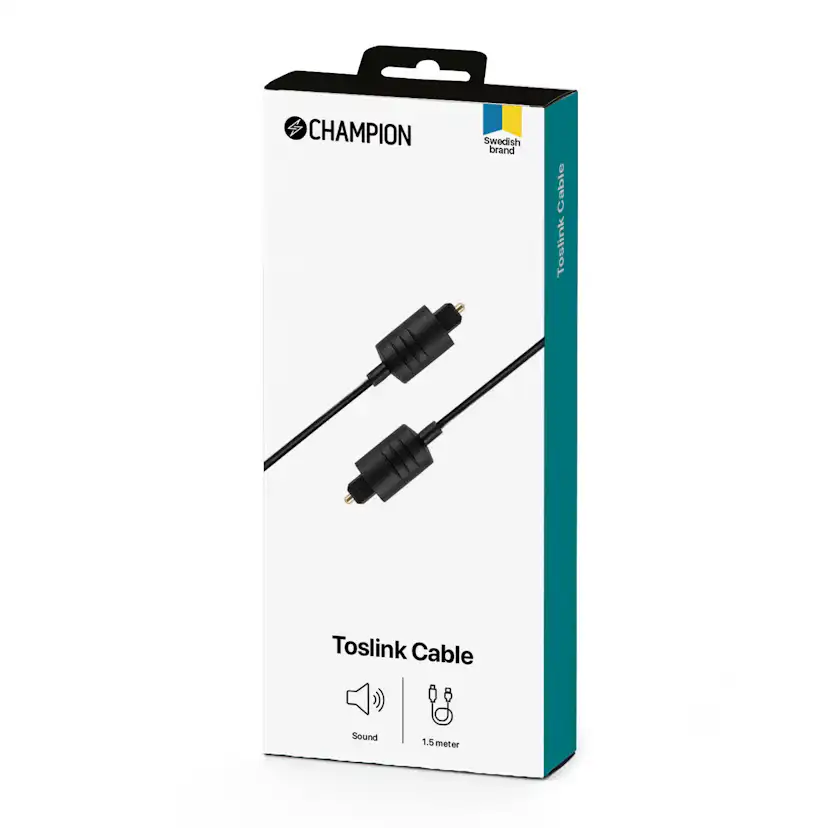 Toslink-kabel Champion Optisk 1.5m
