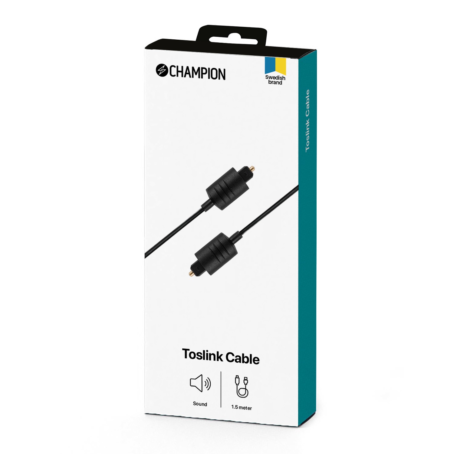 Toslink-kabel Champion Optisk 1.5m