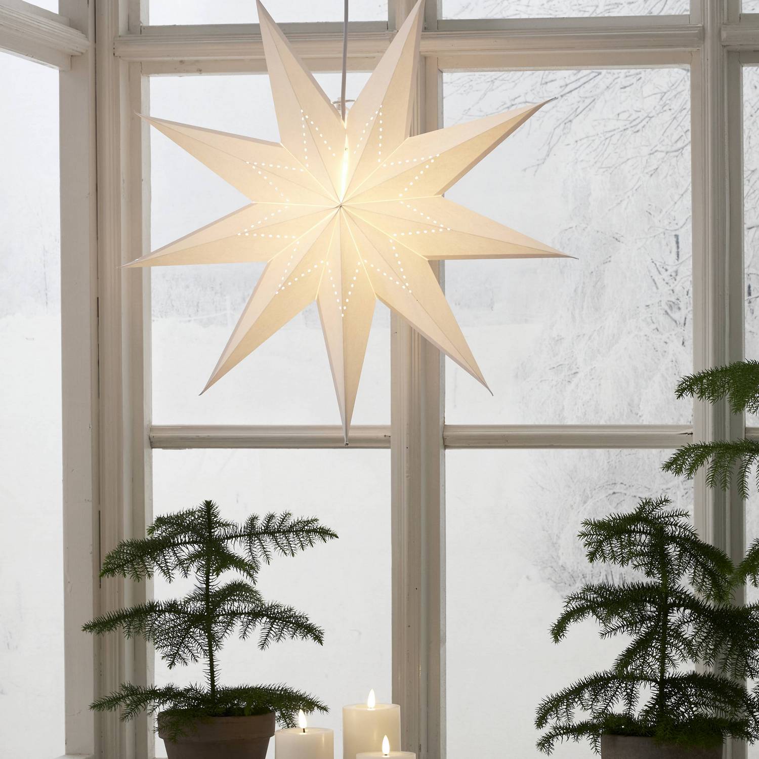 Adventsstjärna Star Trading LYSA Papperstjärna