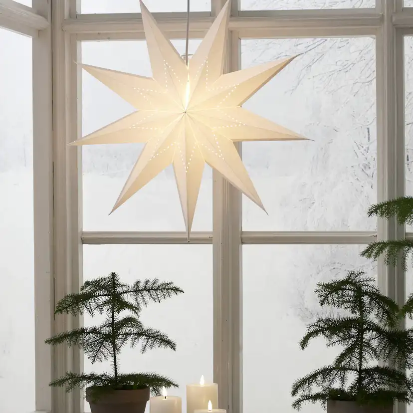 Adventsstjärna Star Trading LYSA Papperstjärna