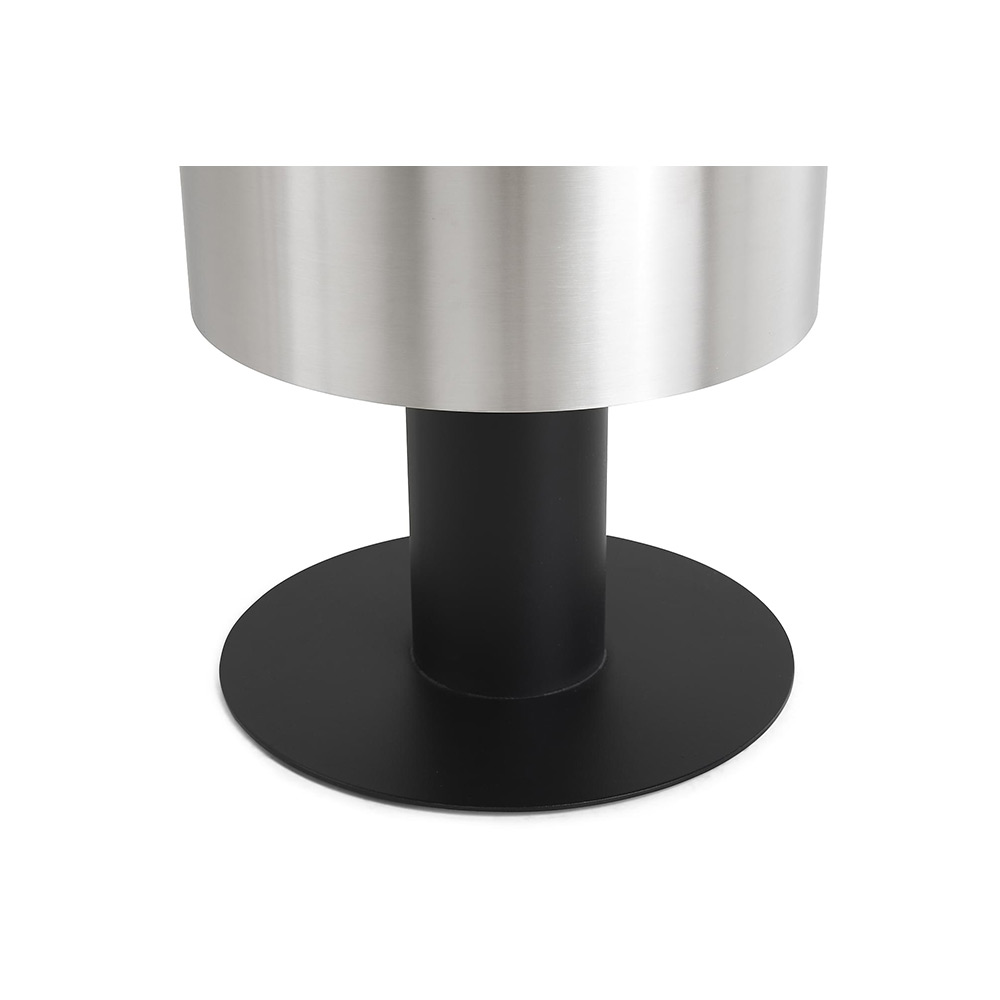 Braskamin Arkiio Plaza Fristående Kamin i Svart/Stål Utan Skorsten