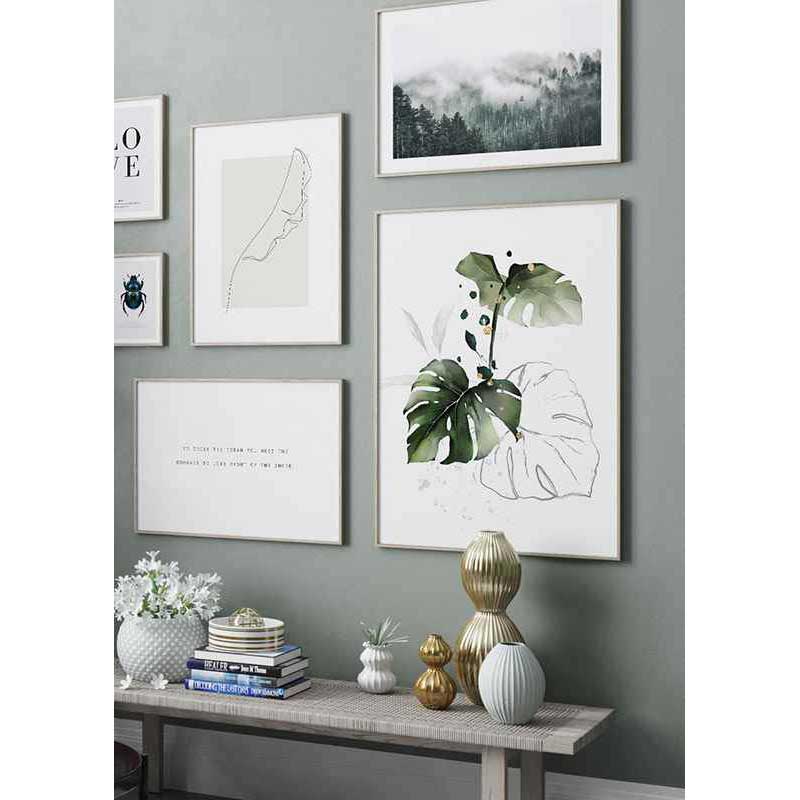 Poster Gallerix Watercolor Botanical No2