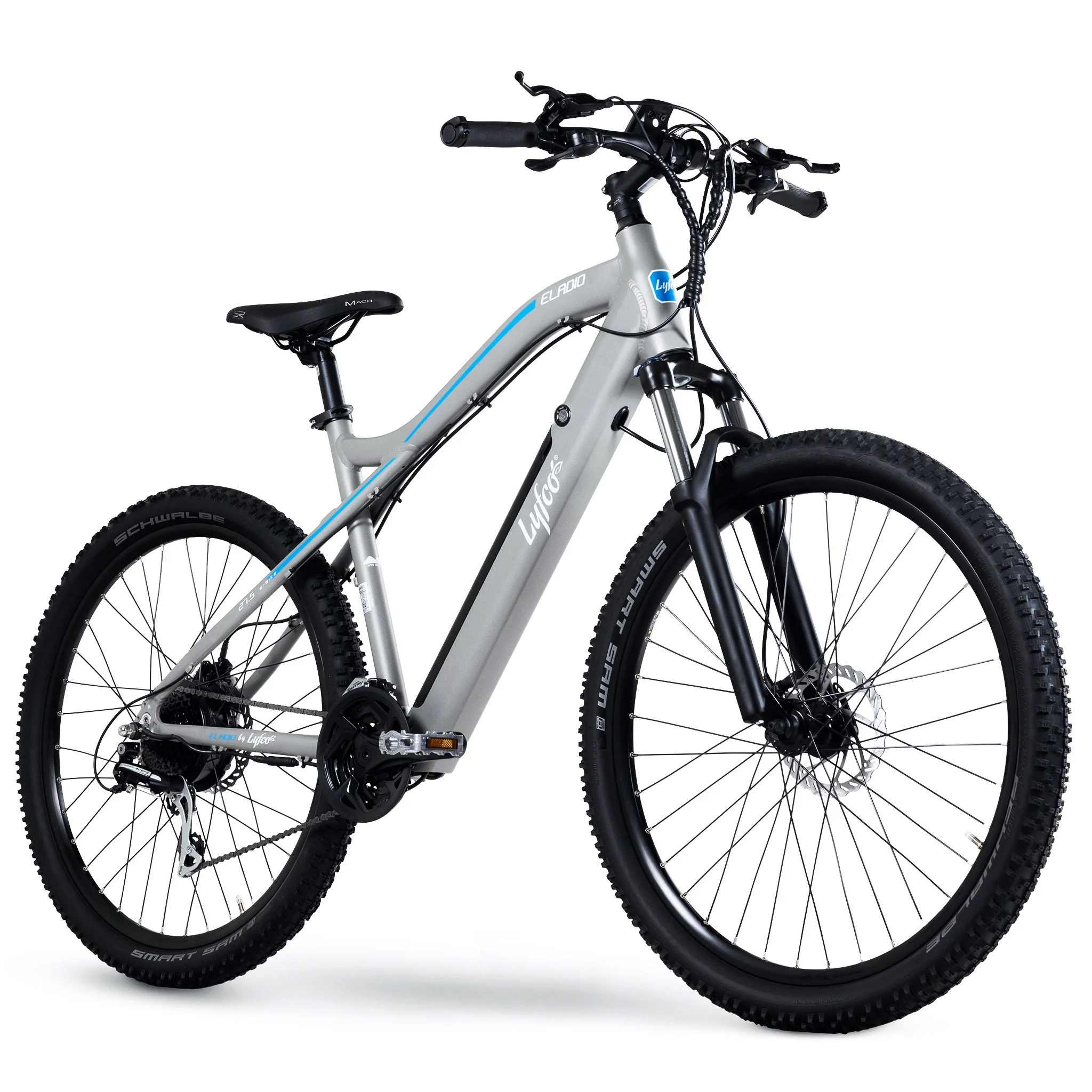Elcykel Lyfco MTB 27.5" - Eladio 14 Ah Silver