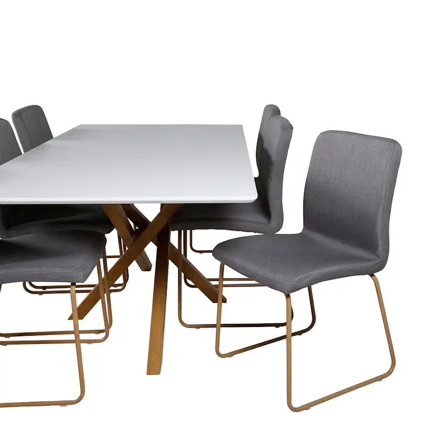 Matgrupp Venture Home Piazza med 6 Mace stolar