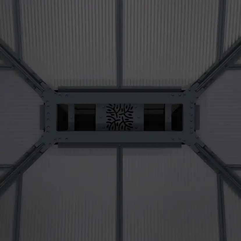 Carport Canopia by Palram Colorado Metall Dubbel Apex 4,3 X 6 m