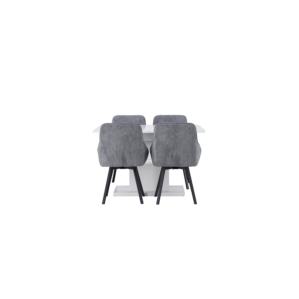 Matgrupp Venture Home Pluto med 4 Rosie Stolar