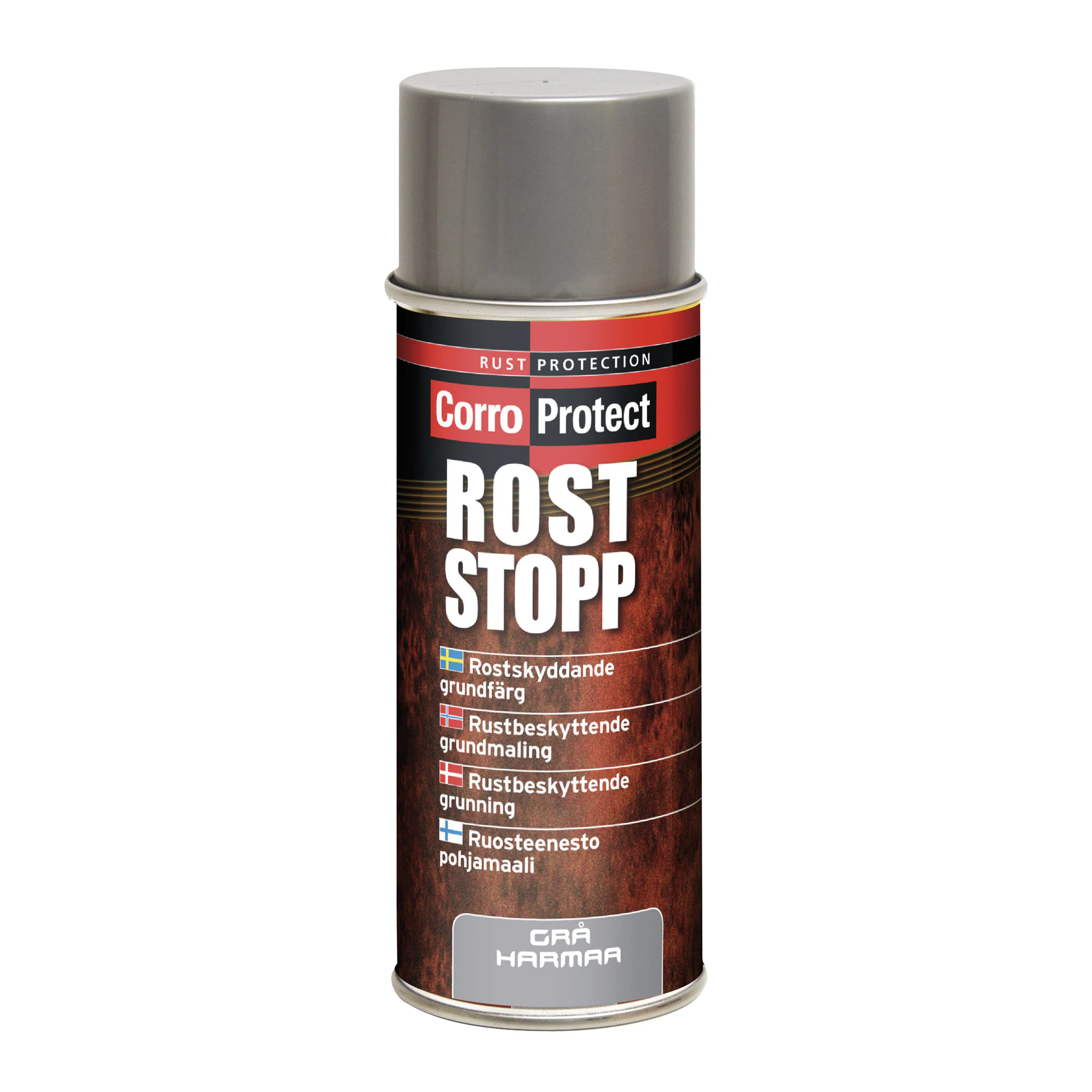 Grundfärg CorroProtect Rost-Stopp Grå Spray