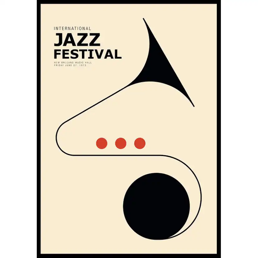 Poster Gallerix Jazz Festival Music