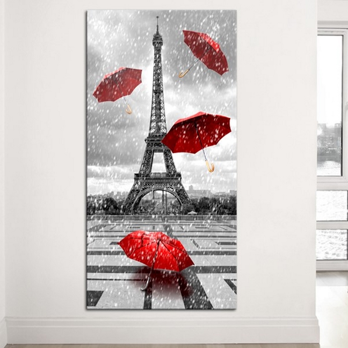 Tavla Arkiio Paris Red Umbrellas