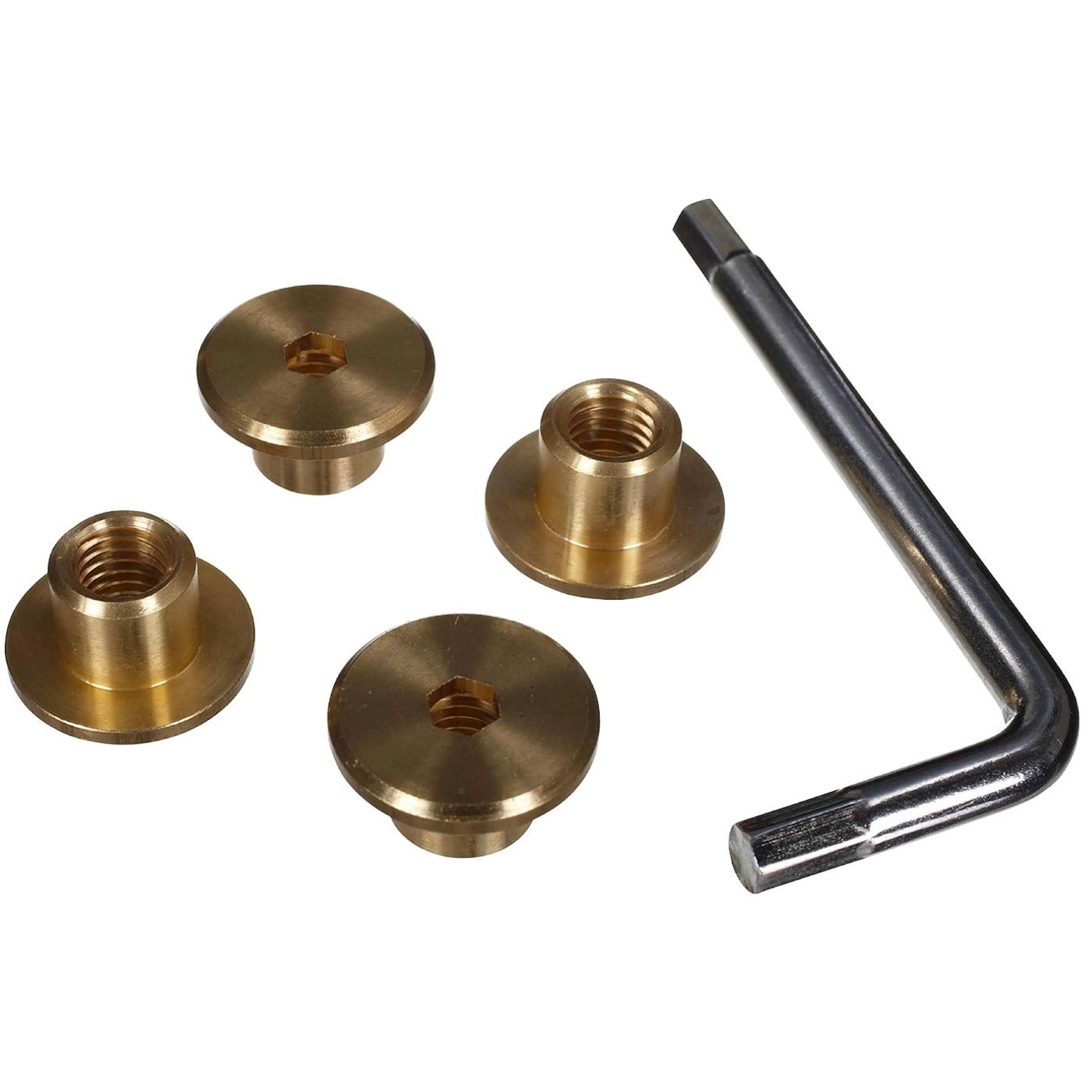 Skruvhuvud Millers Mässing M6