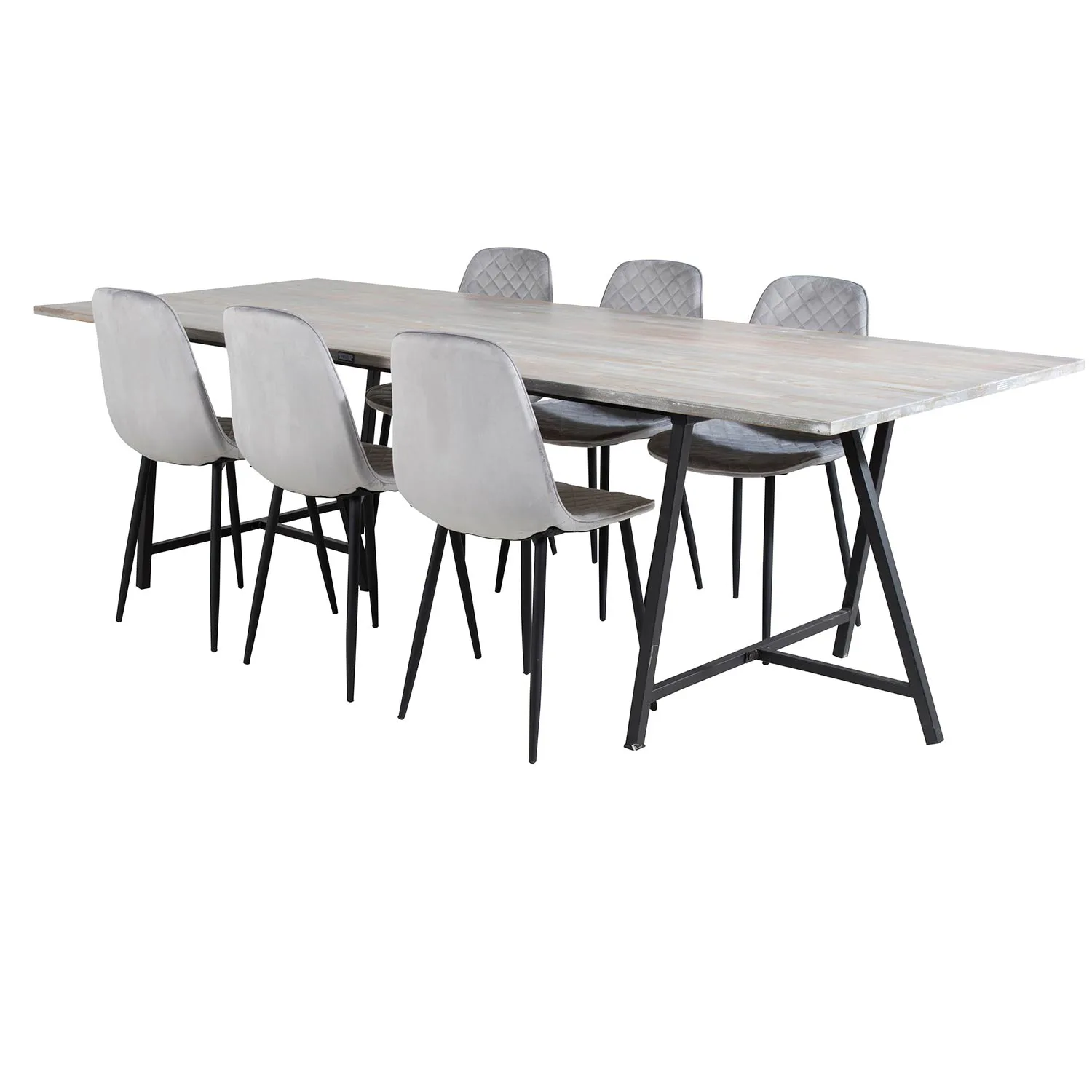 Matgrupp Venture Home Jenni med 6 Phoi Stolar
