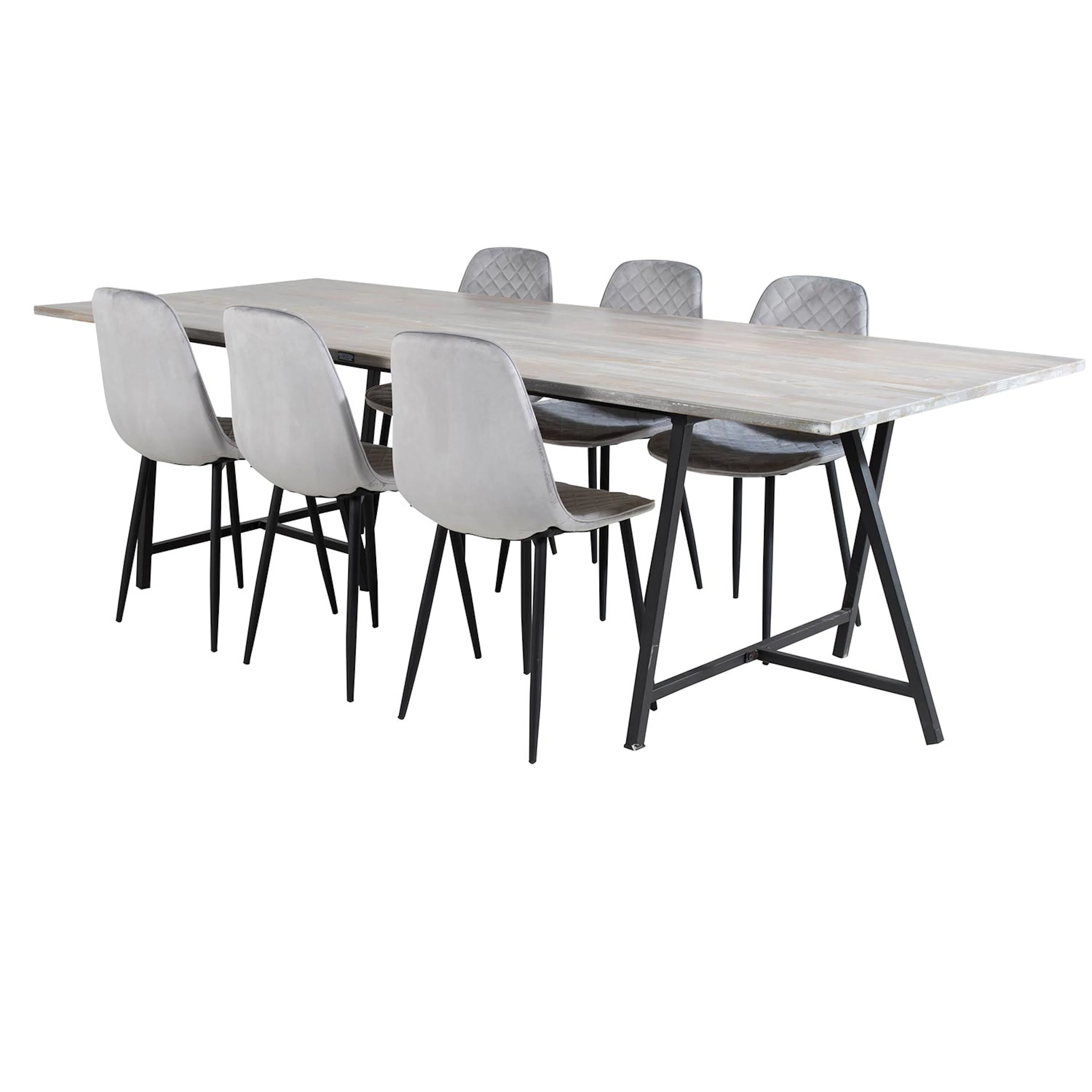 Matgrupp Venture Home Jenni med 6 Phoi Stolar