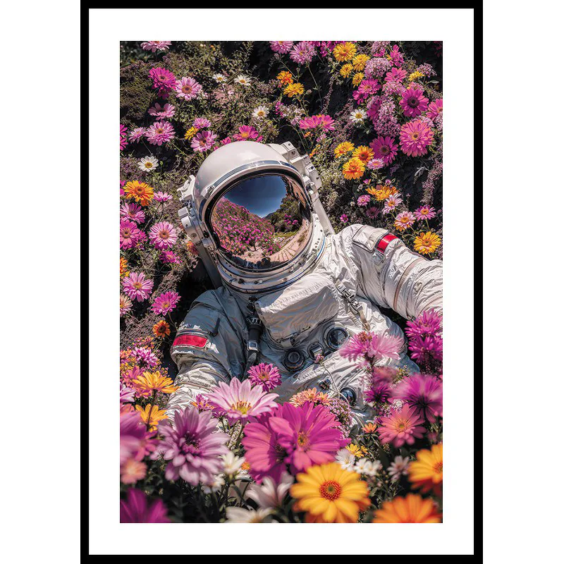 Poster Gallerix Astronaut In Bloom