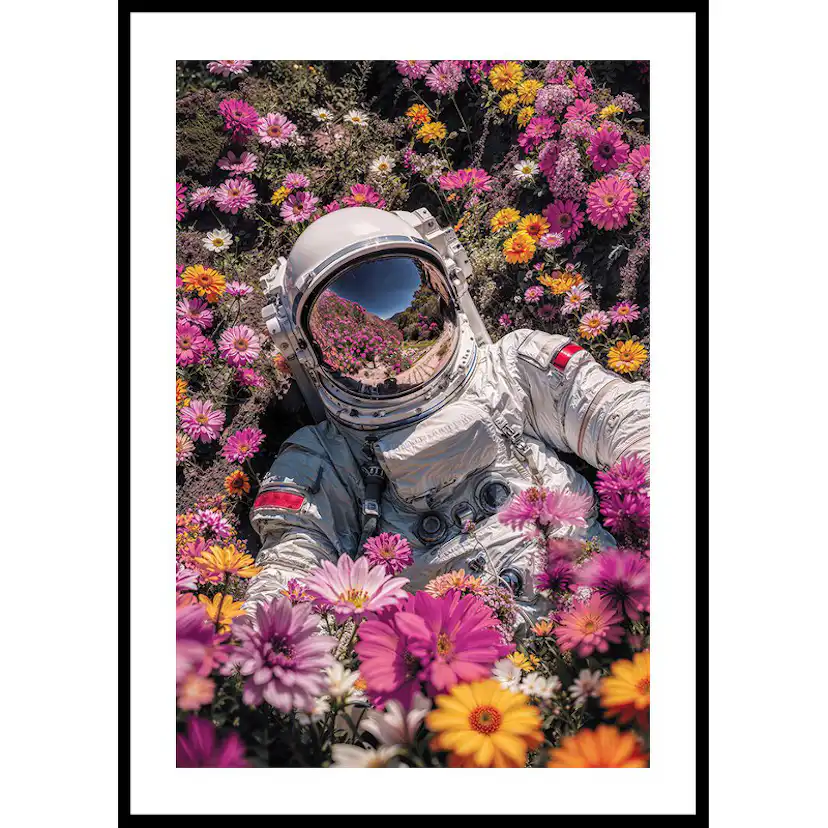 Poster Gallerix Astronaut In Bloom