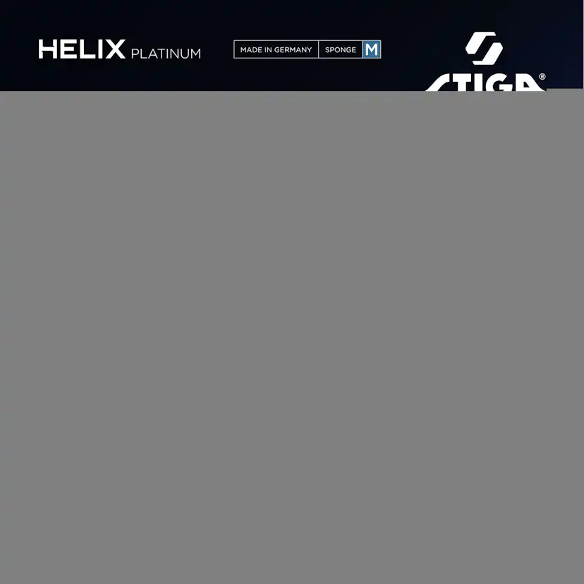 Bordtennisgummi Stiga Sports Helix Platinum M Red 2.2
