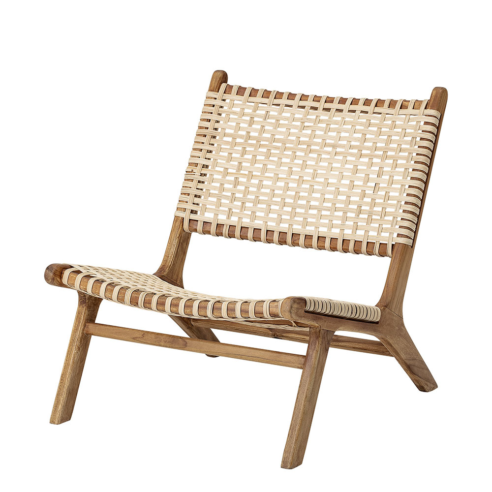 Fåtölj Bloomingville Keila Loungestol i Teak & Rotting