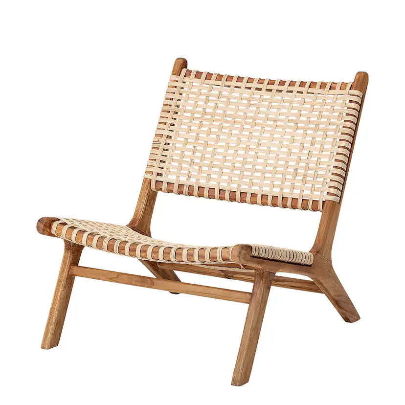 Fåtölj Bloomingville Keila Loungestol i Teak & Rotting