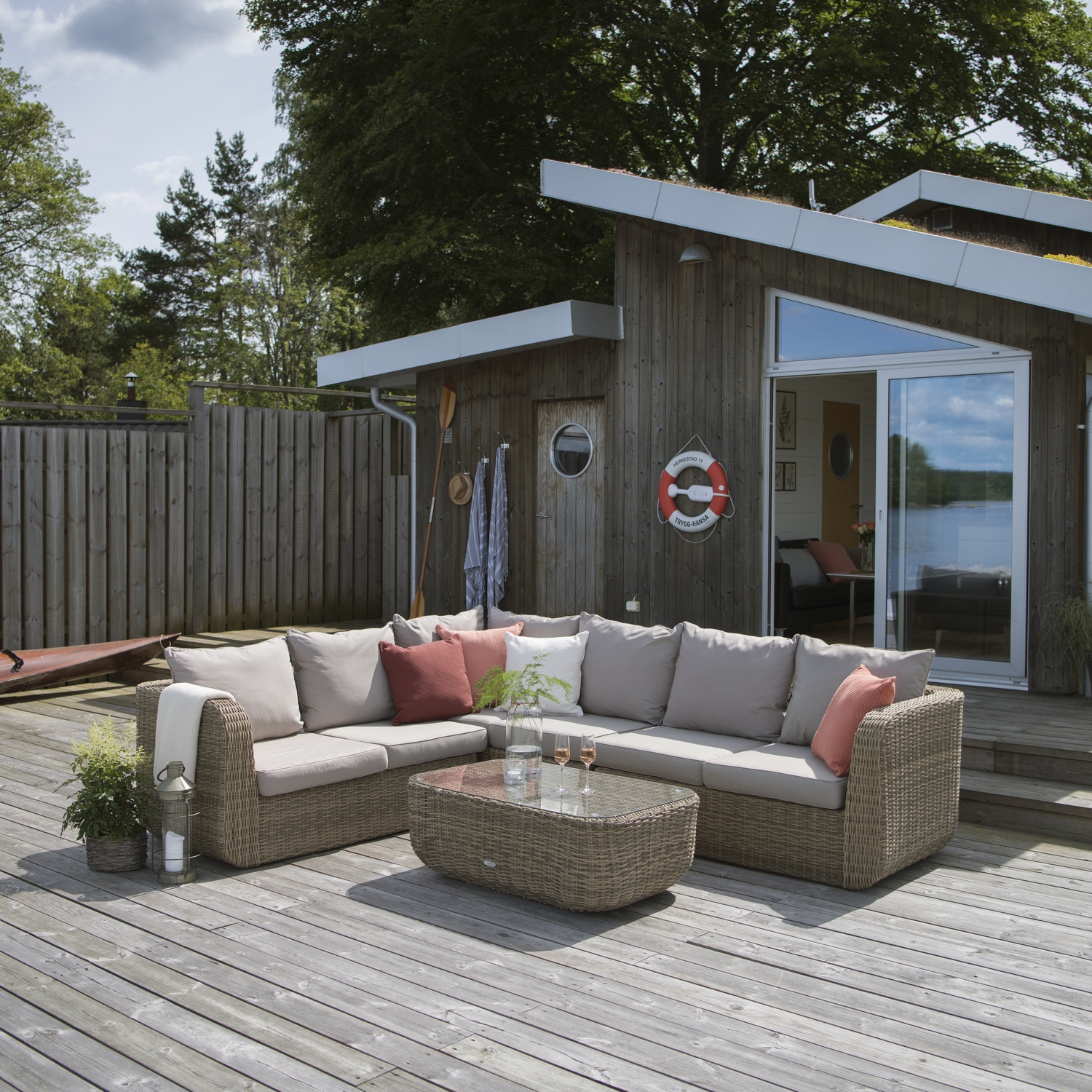 Utebord Hillerstorp Monte Carlo 110x70 cm Utomhus