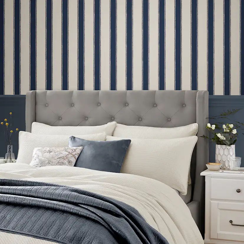 Tapet Laura Ashley Denwick Stripe