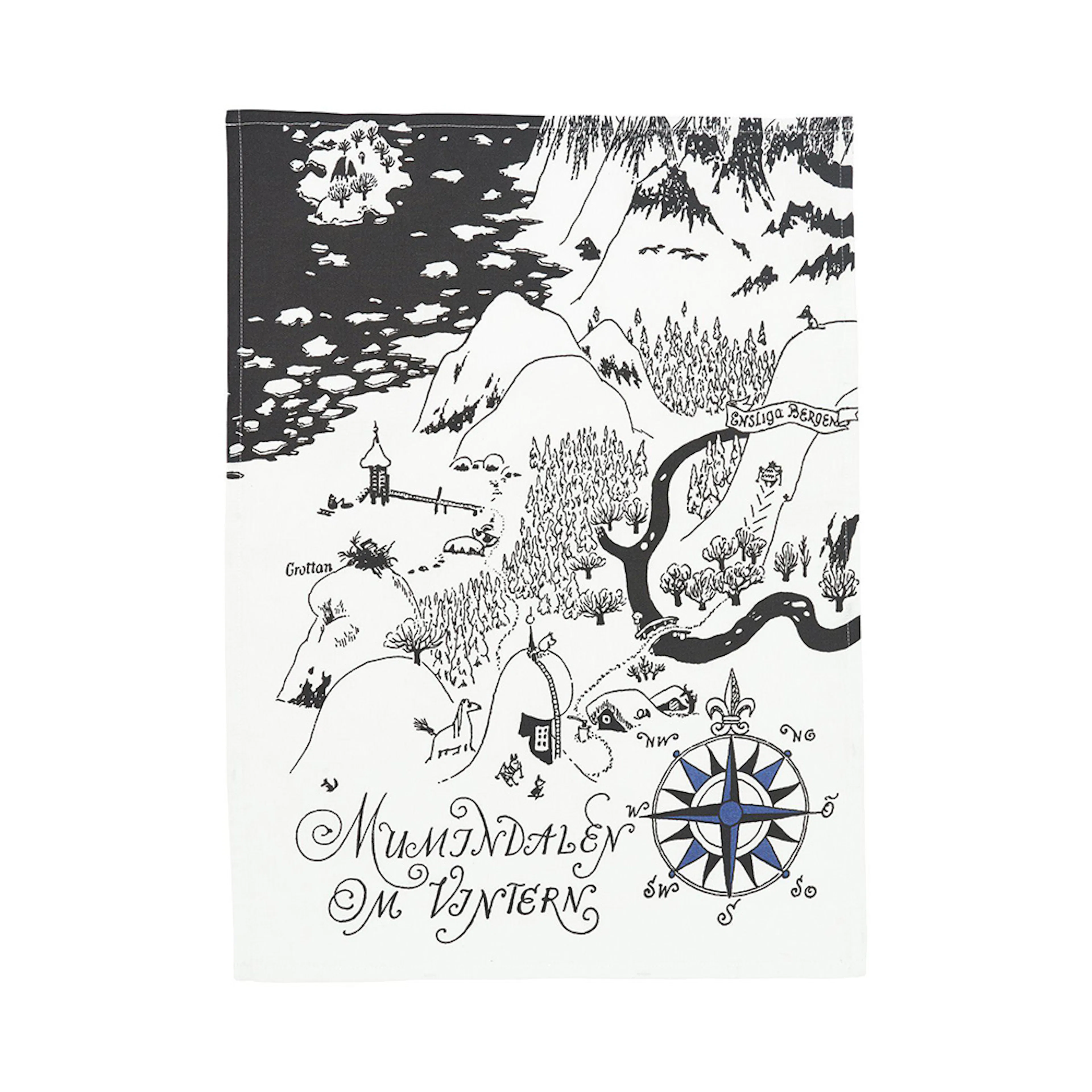 Kökshandduk Svanefors Moomin Vintern