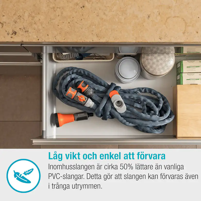 Textilslang Gardena Liano Xtreme 10 m Set