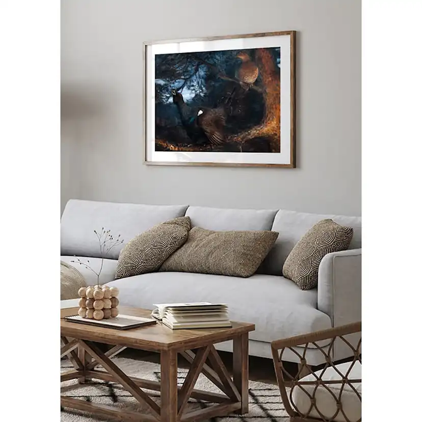 Poster Gallerix The Mating of the Capercaillies By Bruno Liljefors