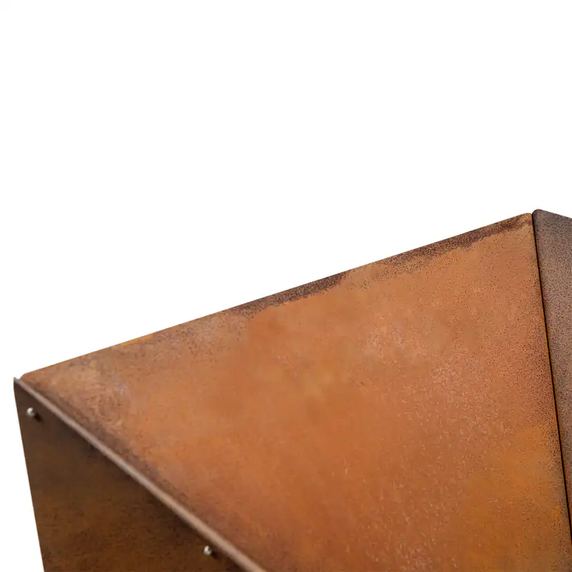 Eldstad Lyfco Cortenstål Kantig