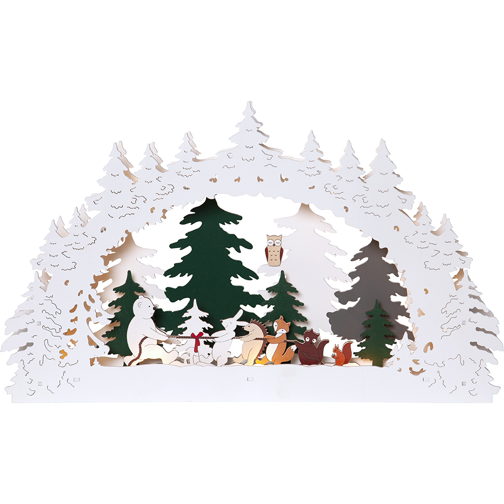 Ljusstake Star Trading Forest Friends 2