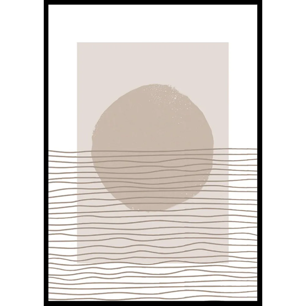 Poster Gallerix Abstract Lined No3