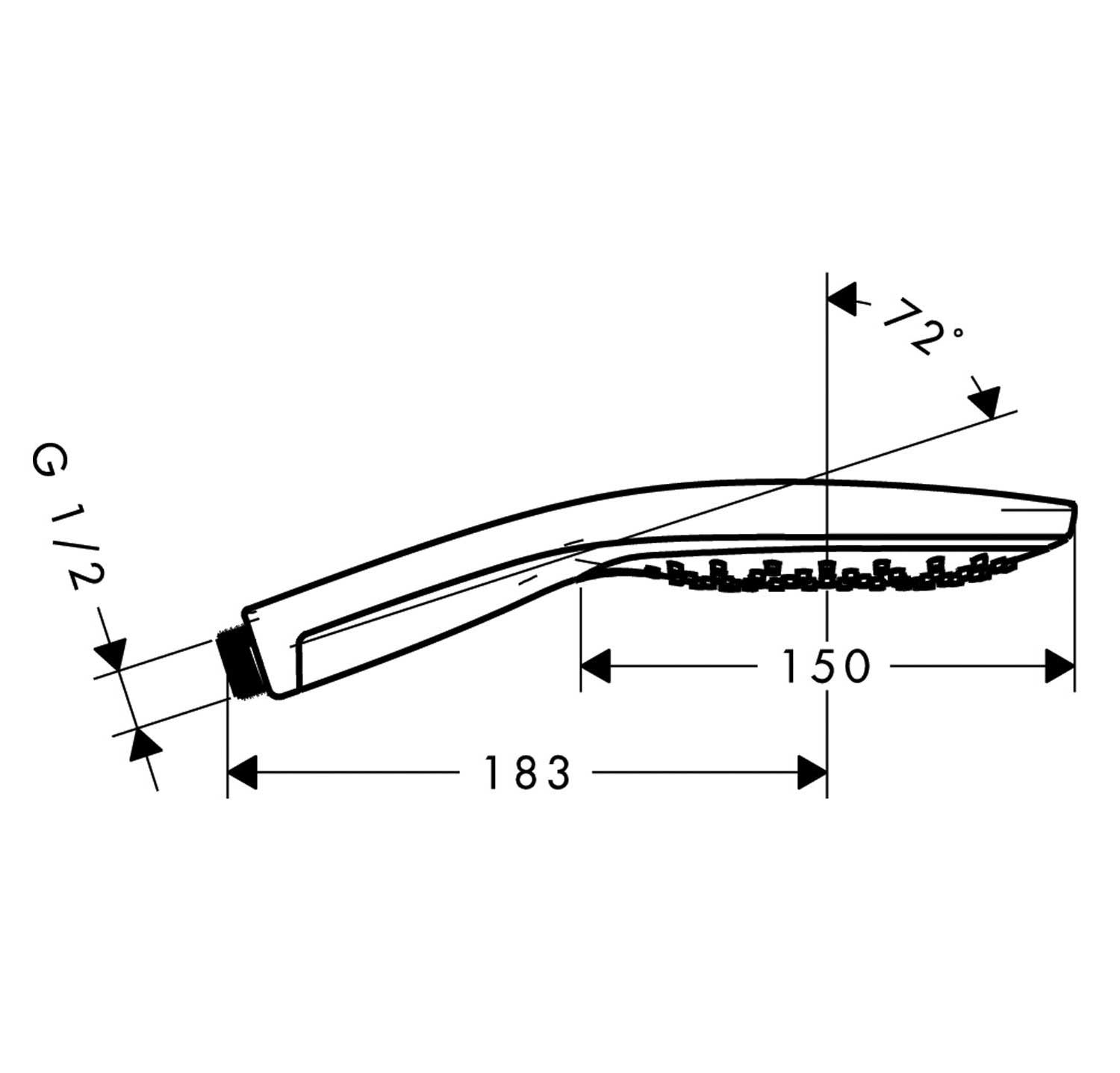 Handdusch Hansgrohe Raindance Select S 150 Air 3jet