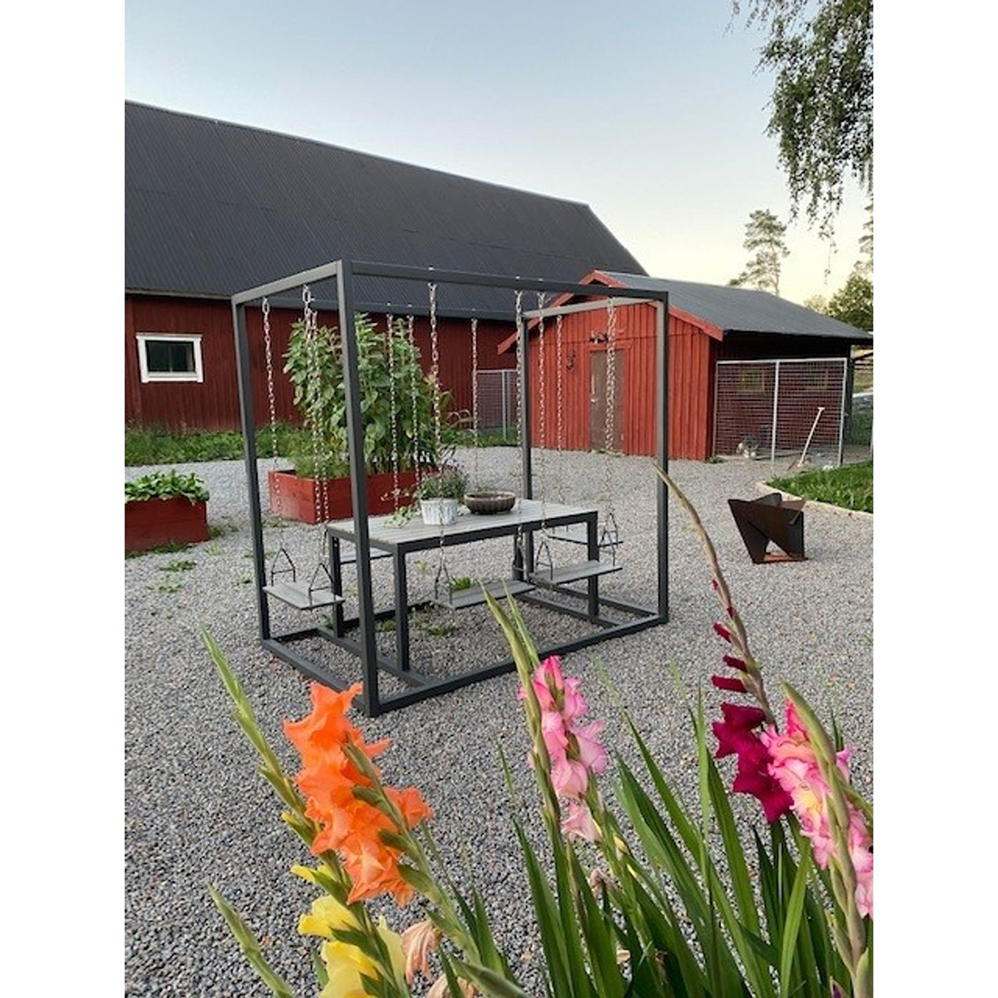 Pergolagunga Jabo Med Bord För 6 Personer 2200x1400x2100 mm