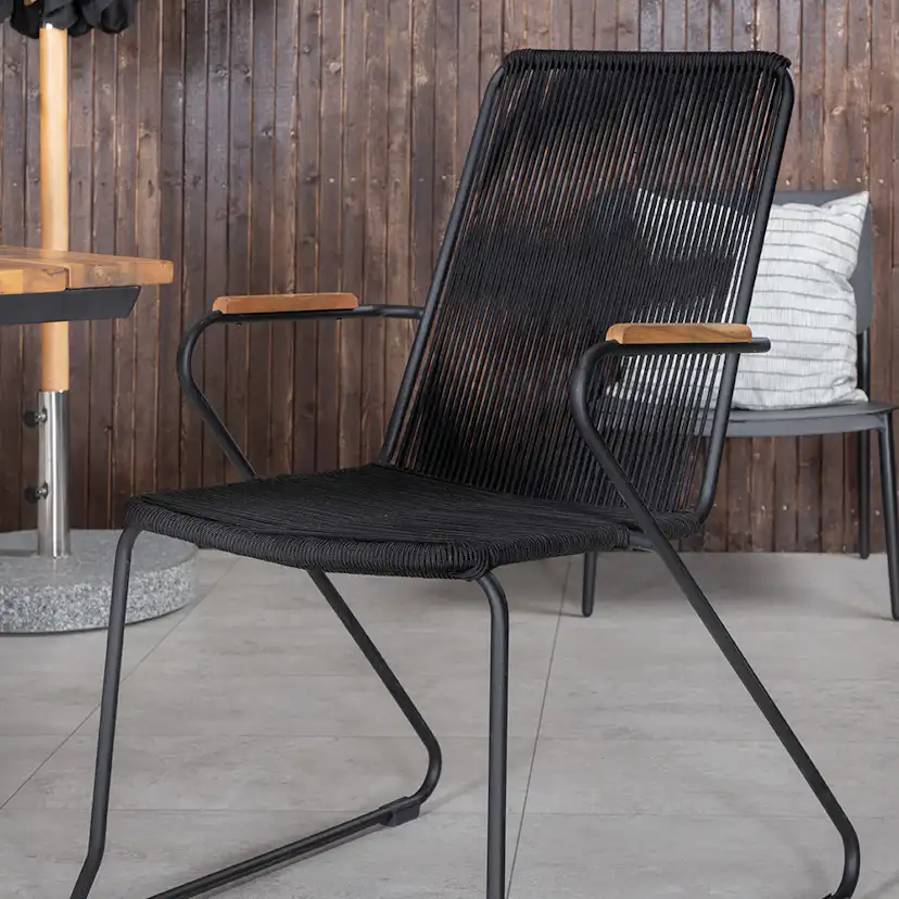 Matgrupp Venture Home Chane med 4 Billy Karmstolar