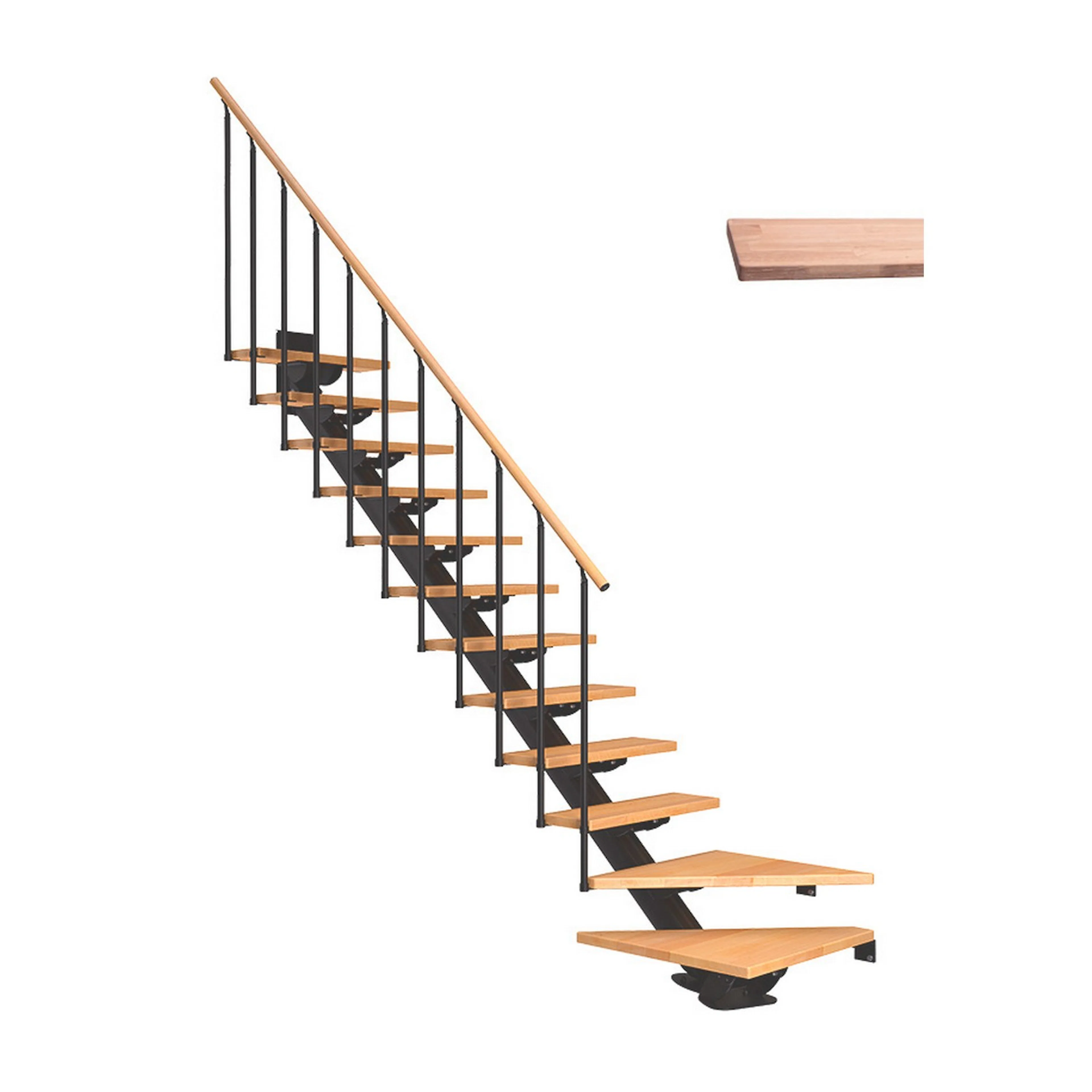 SYDNEY ek vit-oljad 1/4 antracit CLASSICII 13T 75W Antracit, Bredd: 750 mm, Max Takhöjd: 2590-3150 mm