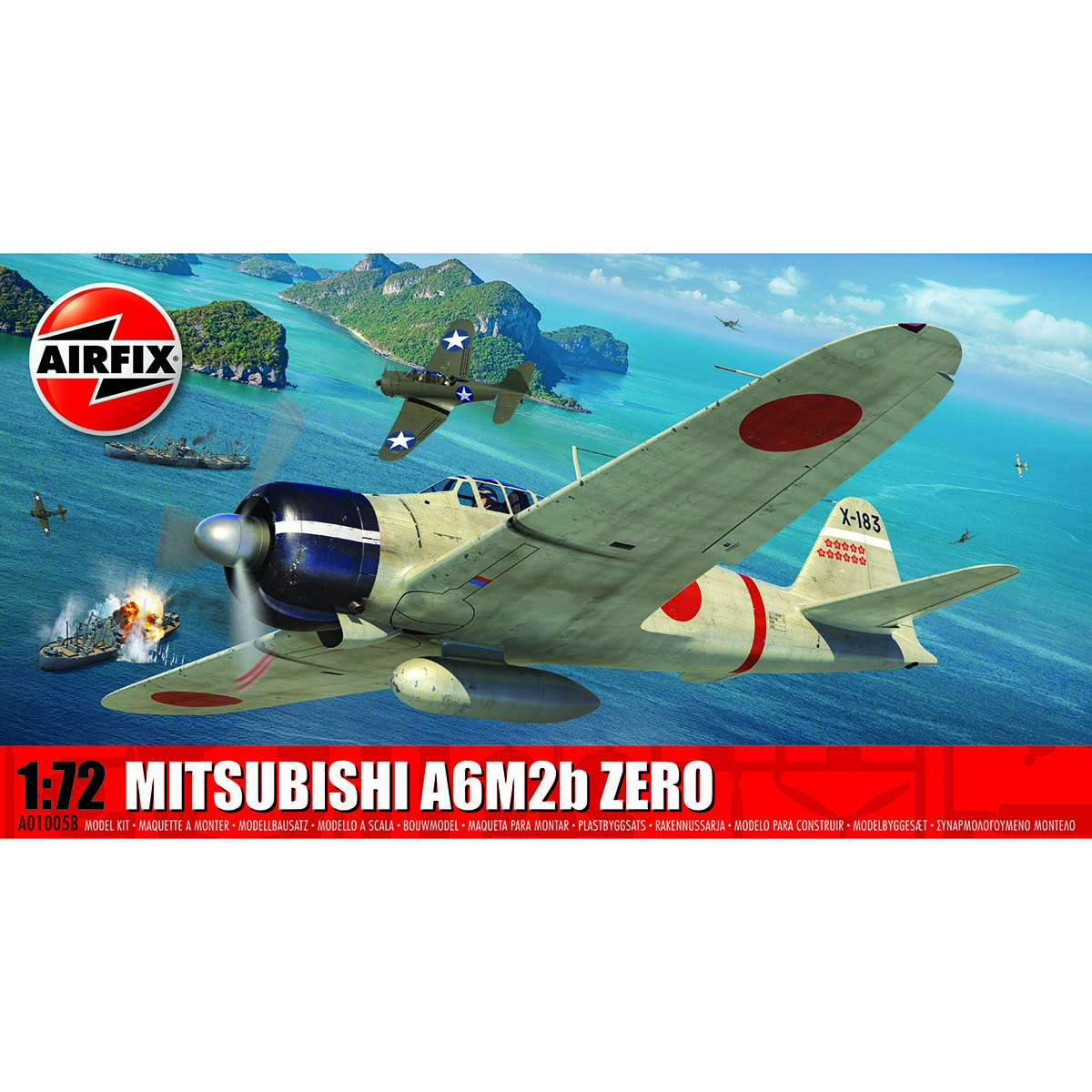 Modellbyggsats Airfix 1:72 Mitsubishi A6M2b Zero