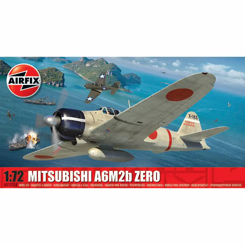 Modellbyggsats Airfix 1:72 Mitsubishi A6M2b Zero