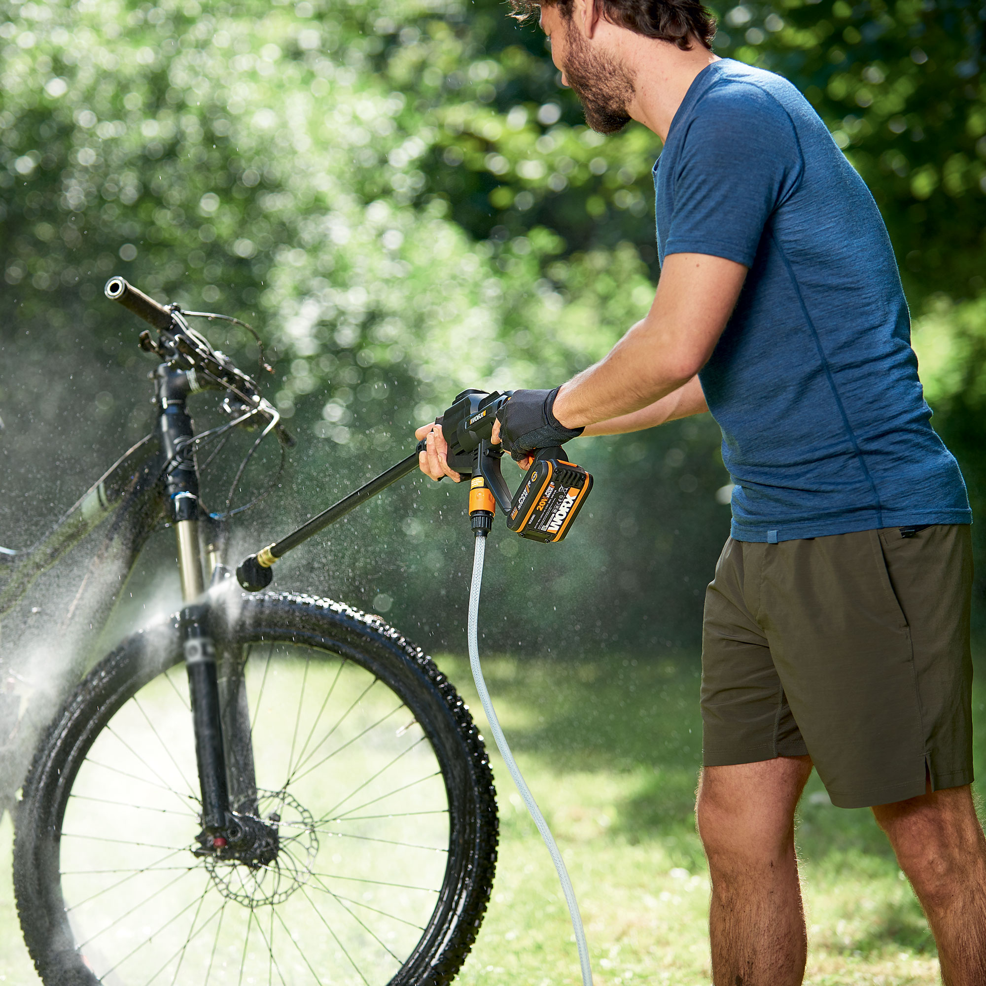 Högtryckstvätt Worx Hydroshot WG620E med Batteri