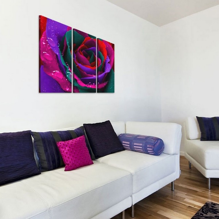 Tavla Arkiio Rainbow Färgade Rose