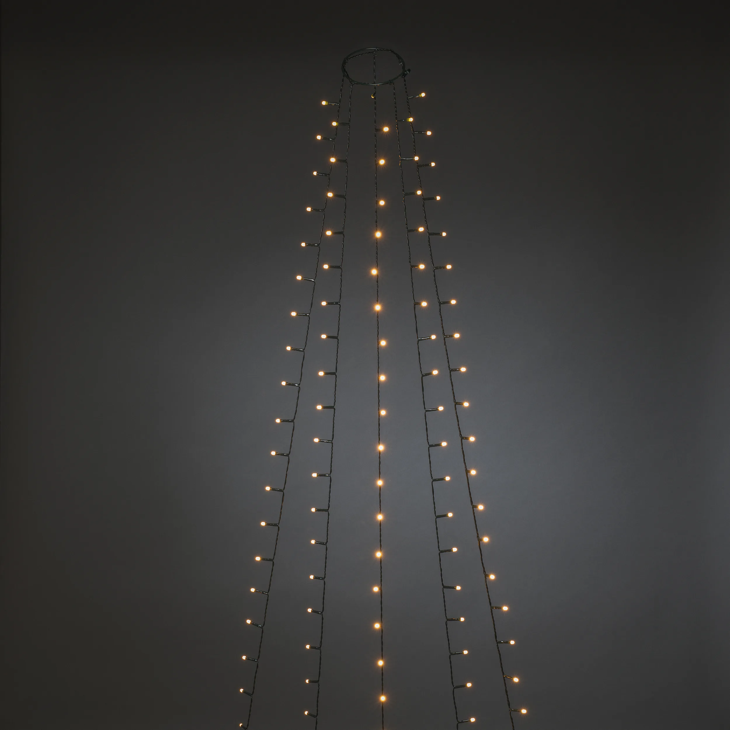 Julgransslinga 200 LED 200L, Amber/Grön