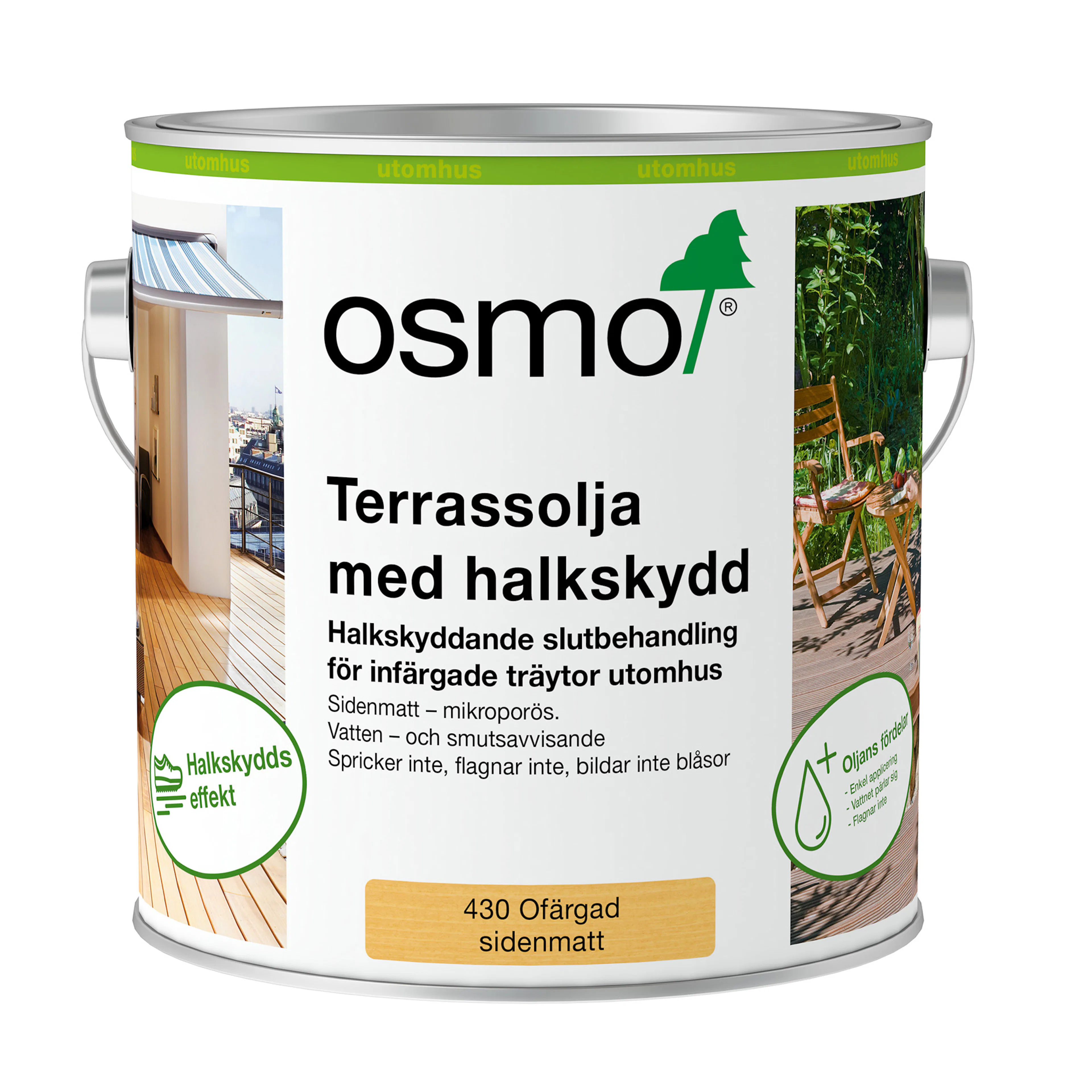 OSMO 430 Terrassolja med halkskydd 2,5 liter 2,5 liter